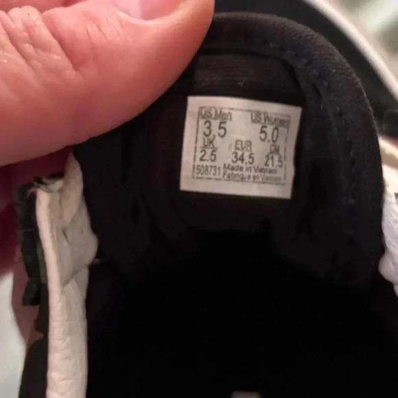 Vans Old Skool Classic Skate Shoes, Blk/trwht(Warped Floral) 3.5 men/5 w - Picture 9 of 11